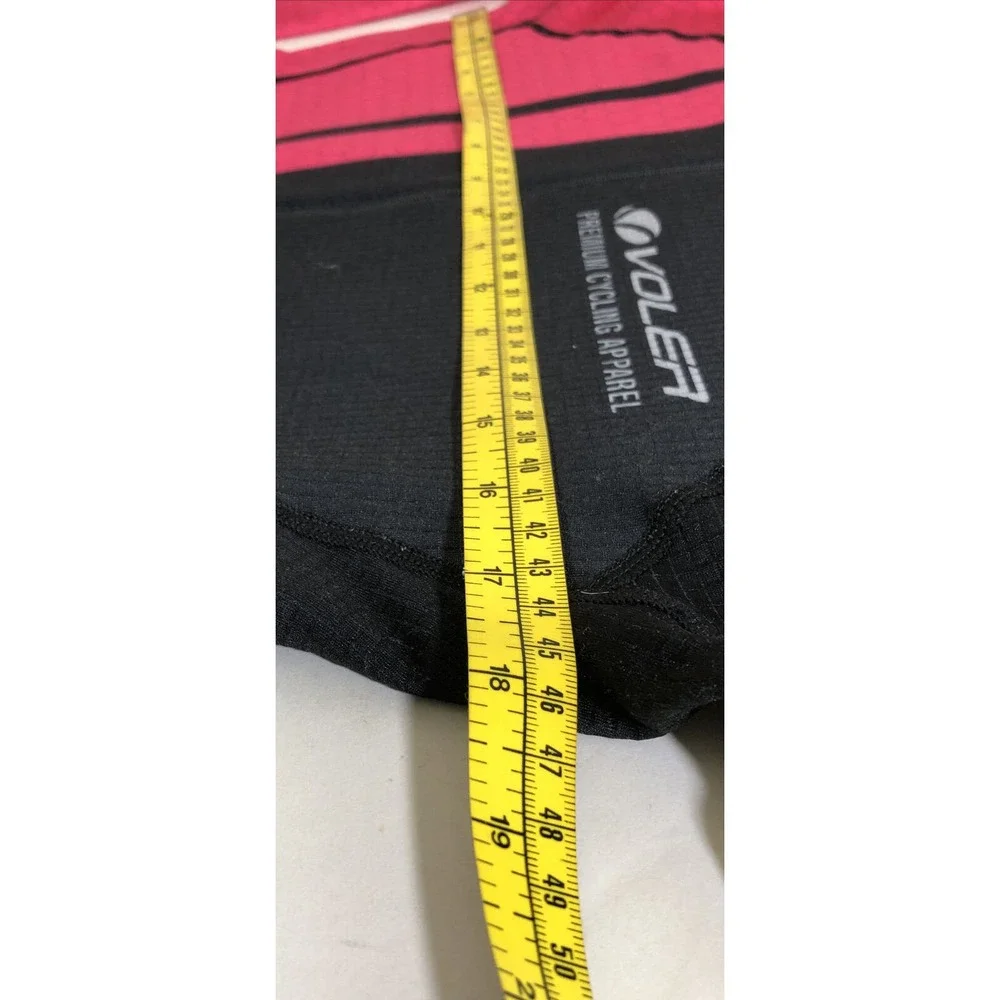 Voler Cycling Jersey Long Sleeve Womens Pro Race Pink Black Sz XS - Picture 10 of 11